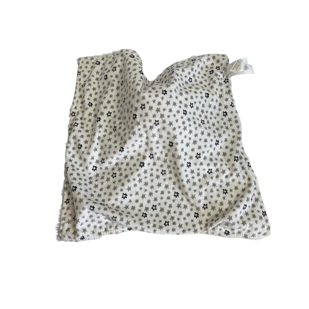 Carter's Just One You‎ White Swirl Plush Lamb Lovey Gravy & Navy Stars 13